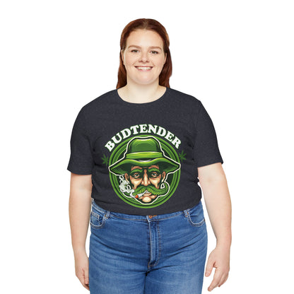 Budtender Graphic Tee – Retro Smoking Stoner Design