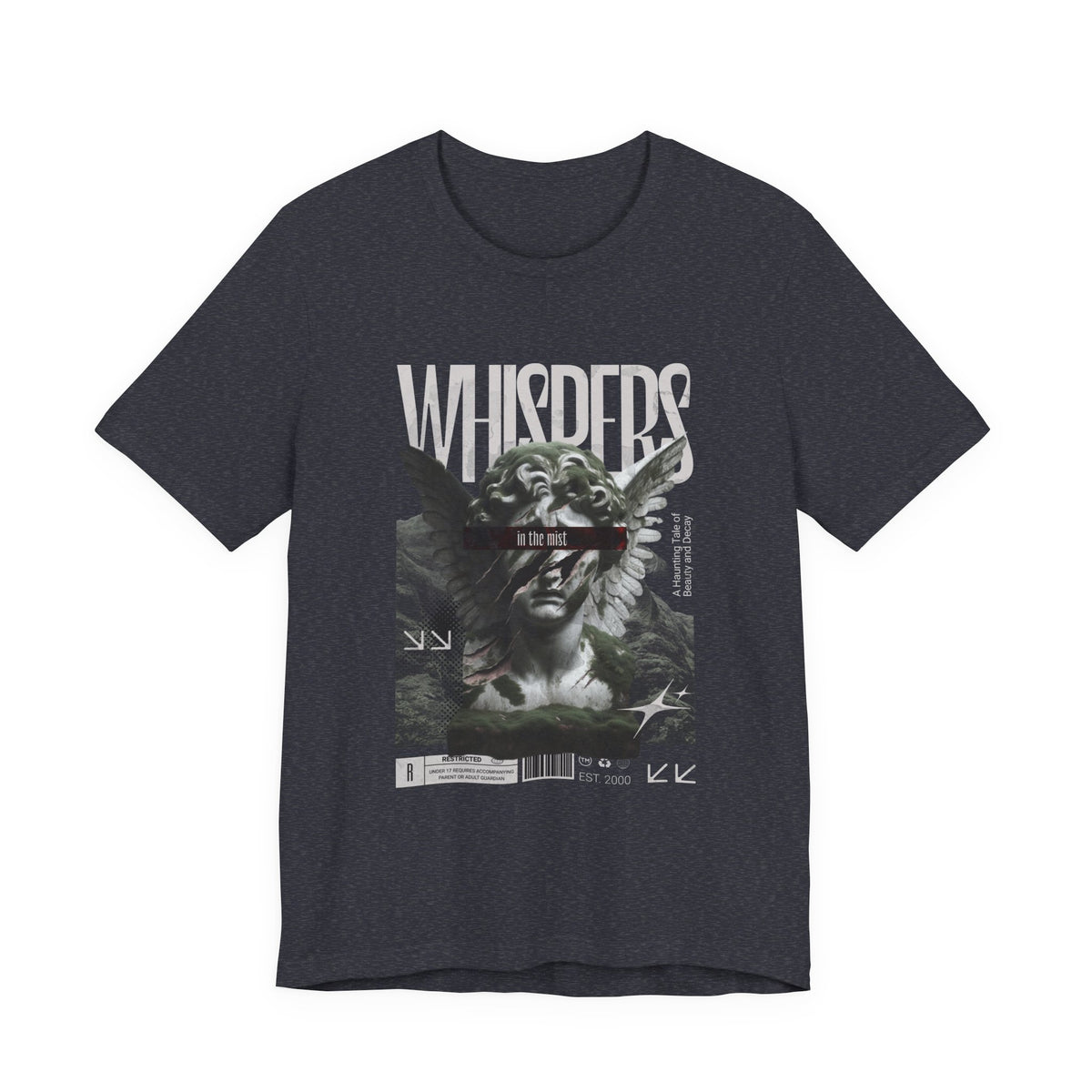 Whispers Angel Tee — Vintage Cherub Graphic T-Shirt
