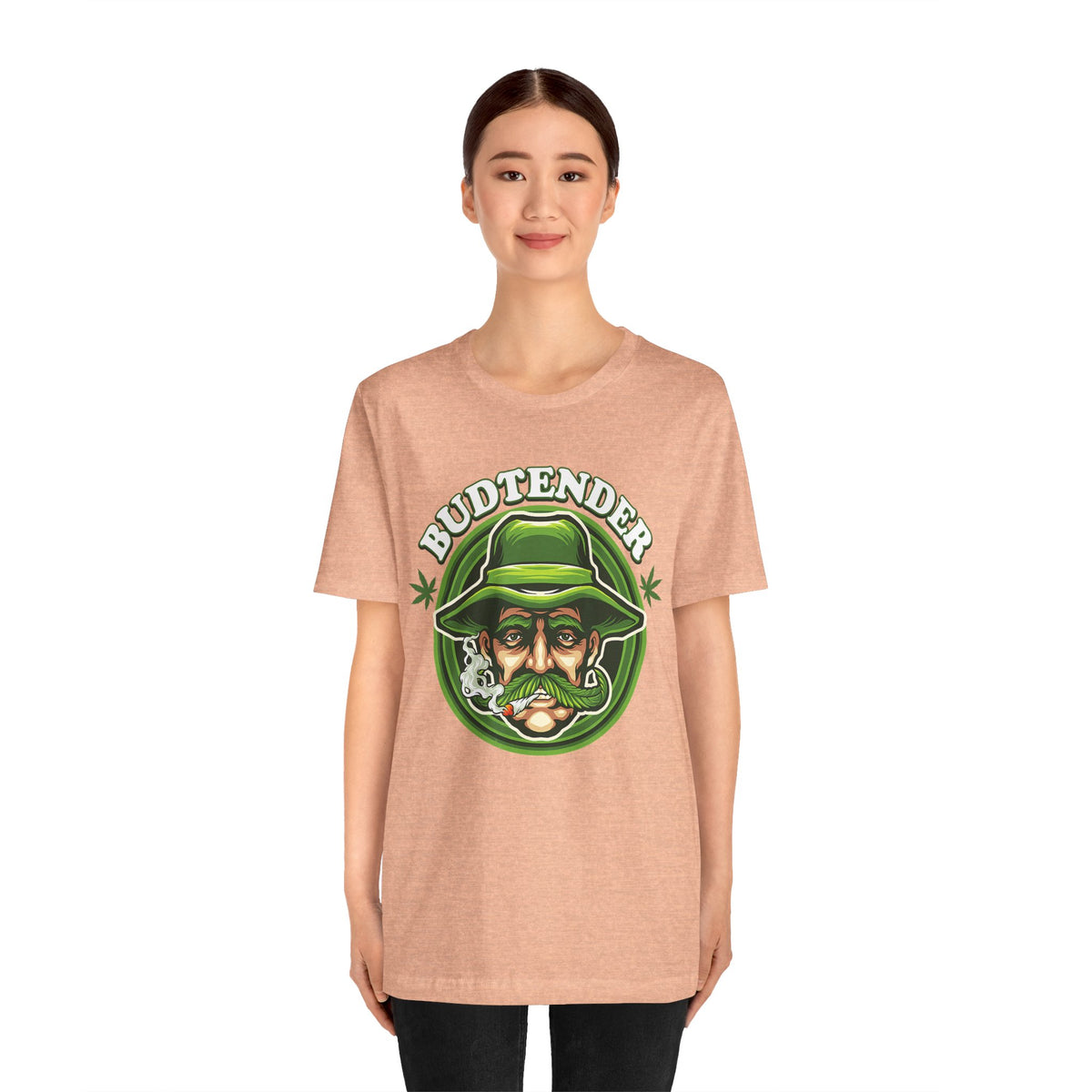 Budtender Graphic Tee – Retro Smoking Stoner Design
