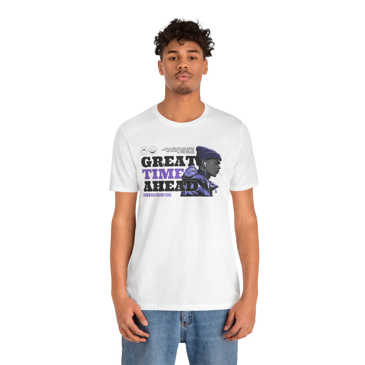 Great Times Ahead Graphic Tee — Motivational Streetwear T‑Shirt