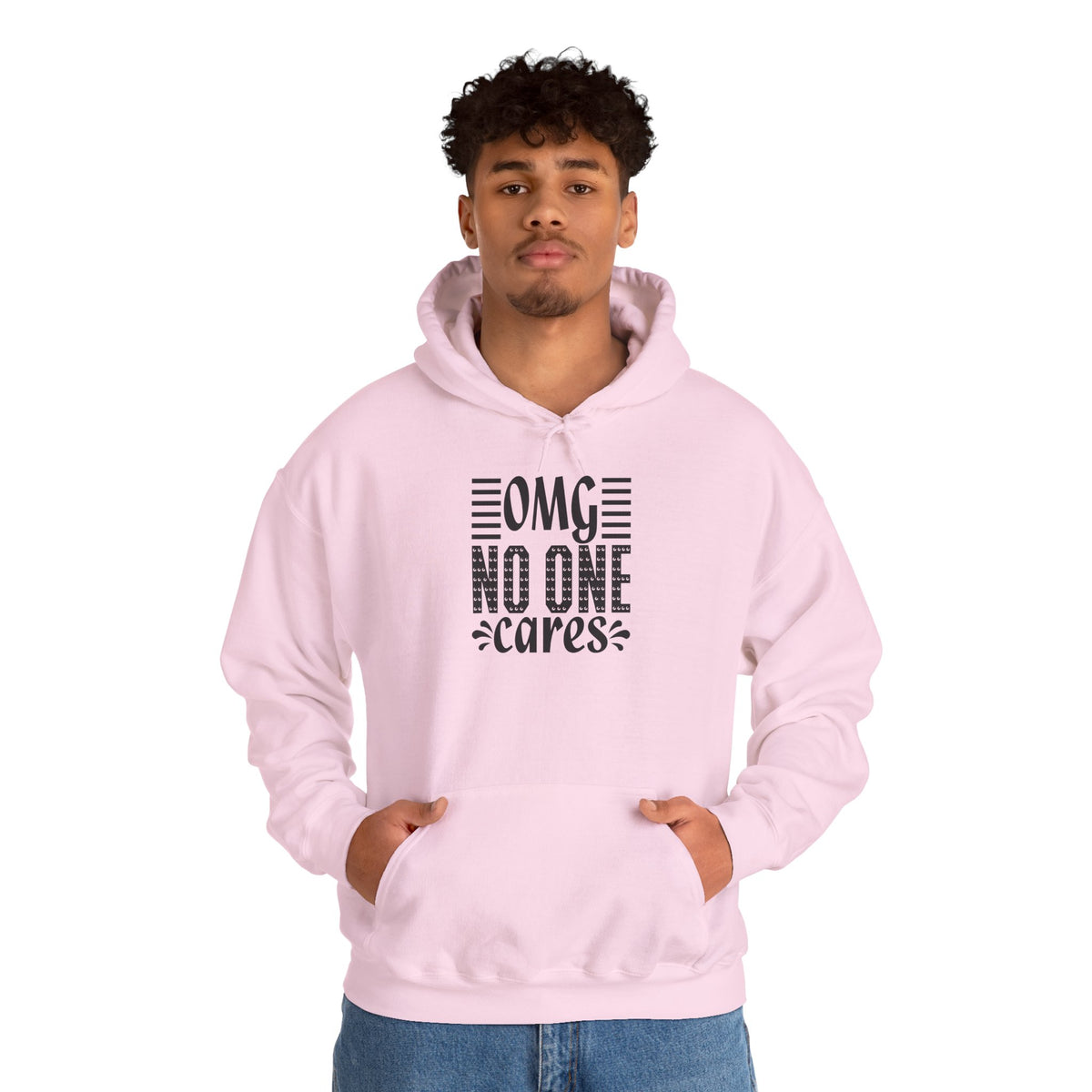 OMG No One Cares Hooded Sweatshirt