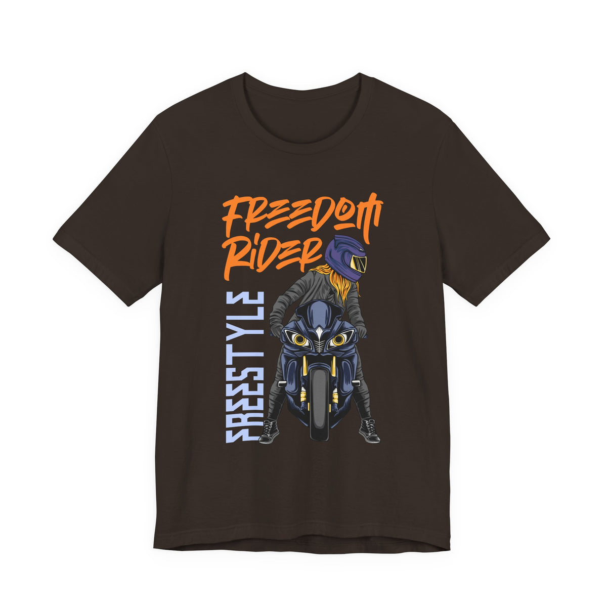 Freedom Rider Motorcycle Tee – "Freedom Rider" Streetstyle Biker T-Shirt