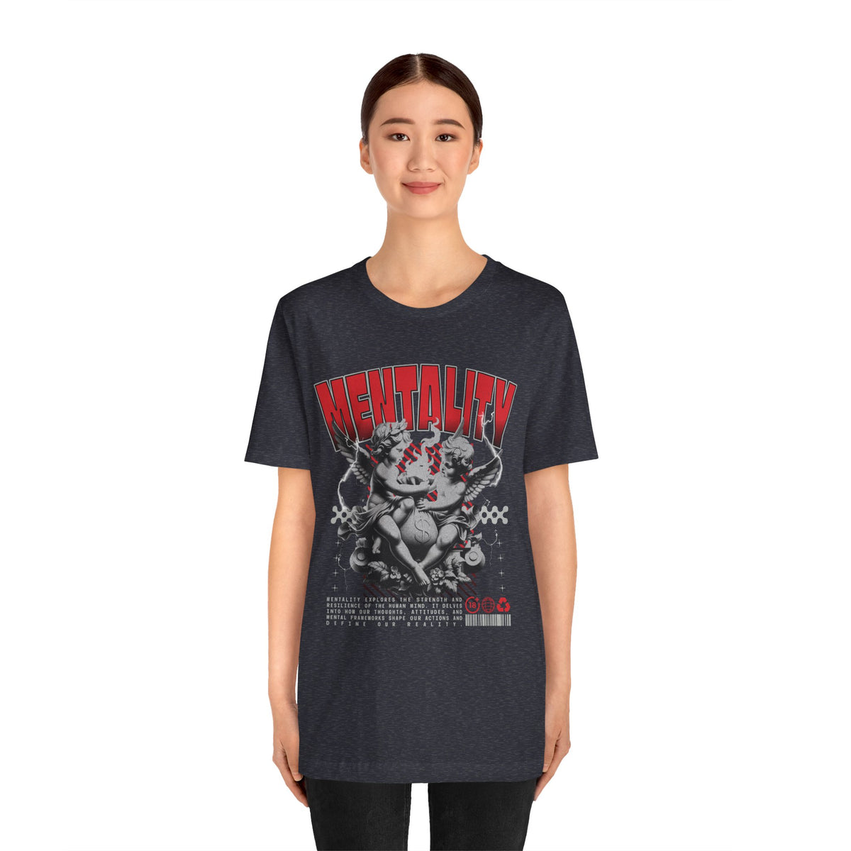 Mentality Graphic Tee — Vintage Cherub Skate Art Shirt