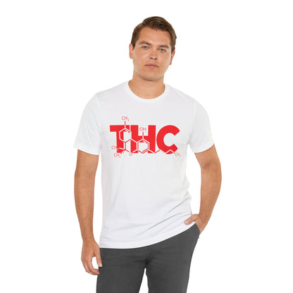 THC Molecule T-Shirt — Chemistry Graphic Cannabis Tee