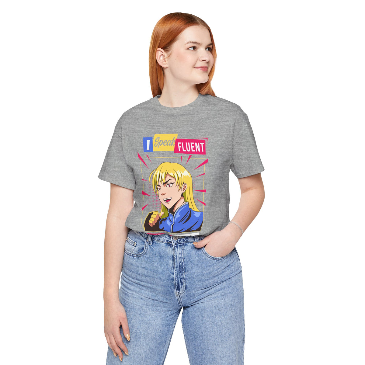 Anime Quotes T-Shirt — "I Speak Fluent Anime Quotes" Retro Manga Style Tee