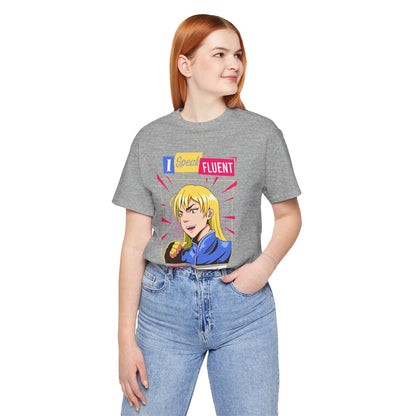 Anime Quotes T-Shirt — "I Speak Fluent Anime Quotes" Retro Manga Style Tee
