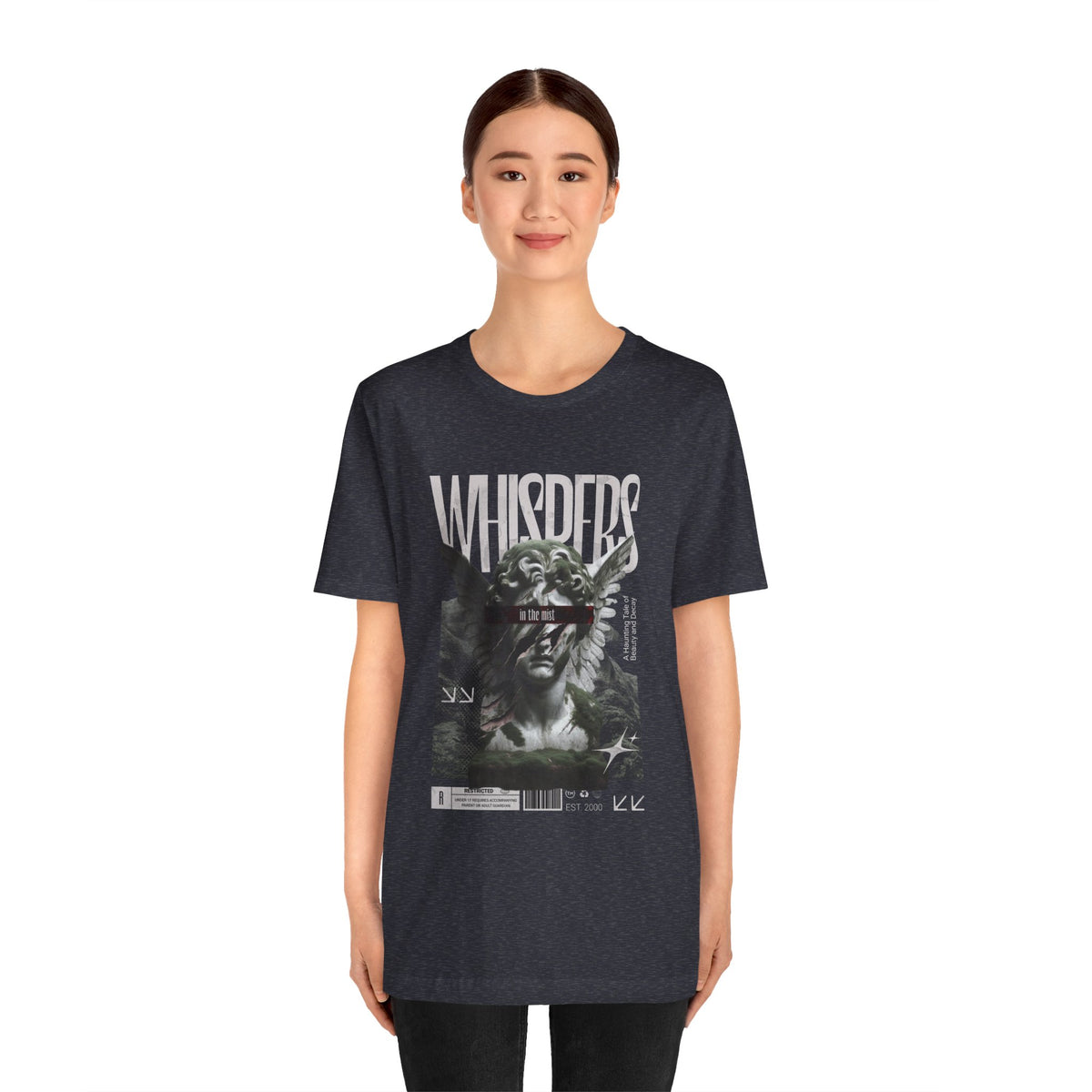 Whispers Angel Tee — Vintage Cherub Graphic T-Shirt