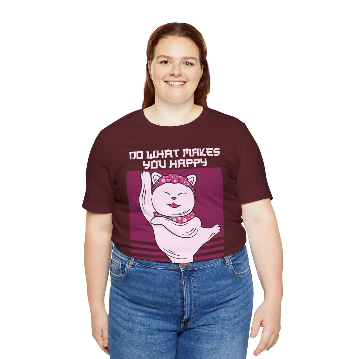 Do What Makes You Happy Cat Tee
