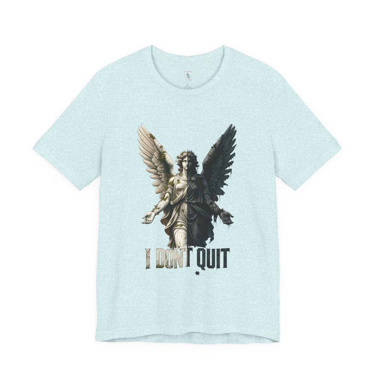 Angel Graphic Tee — 'The Last Angel' Illustrated Short Sleeve Shirt