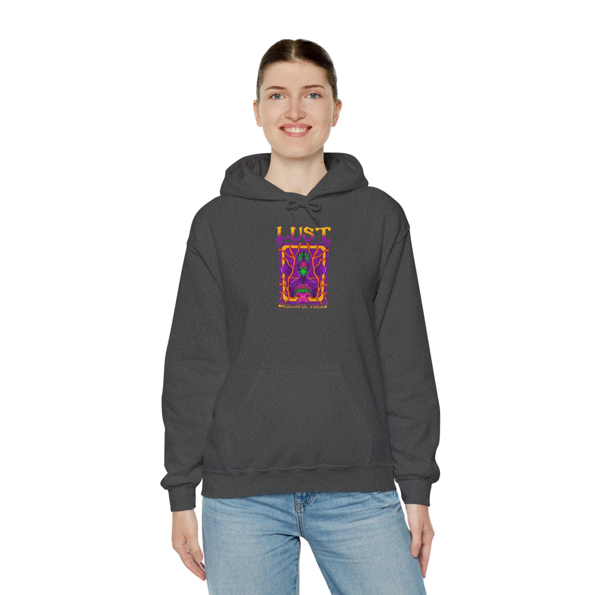 Lust Tarot Hoodie — Psychedelic Arcana Graphic Pullover