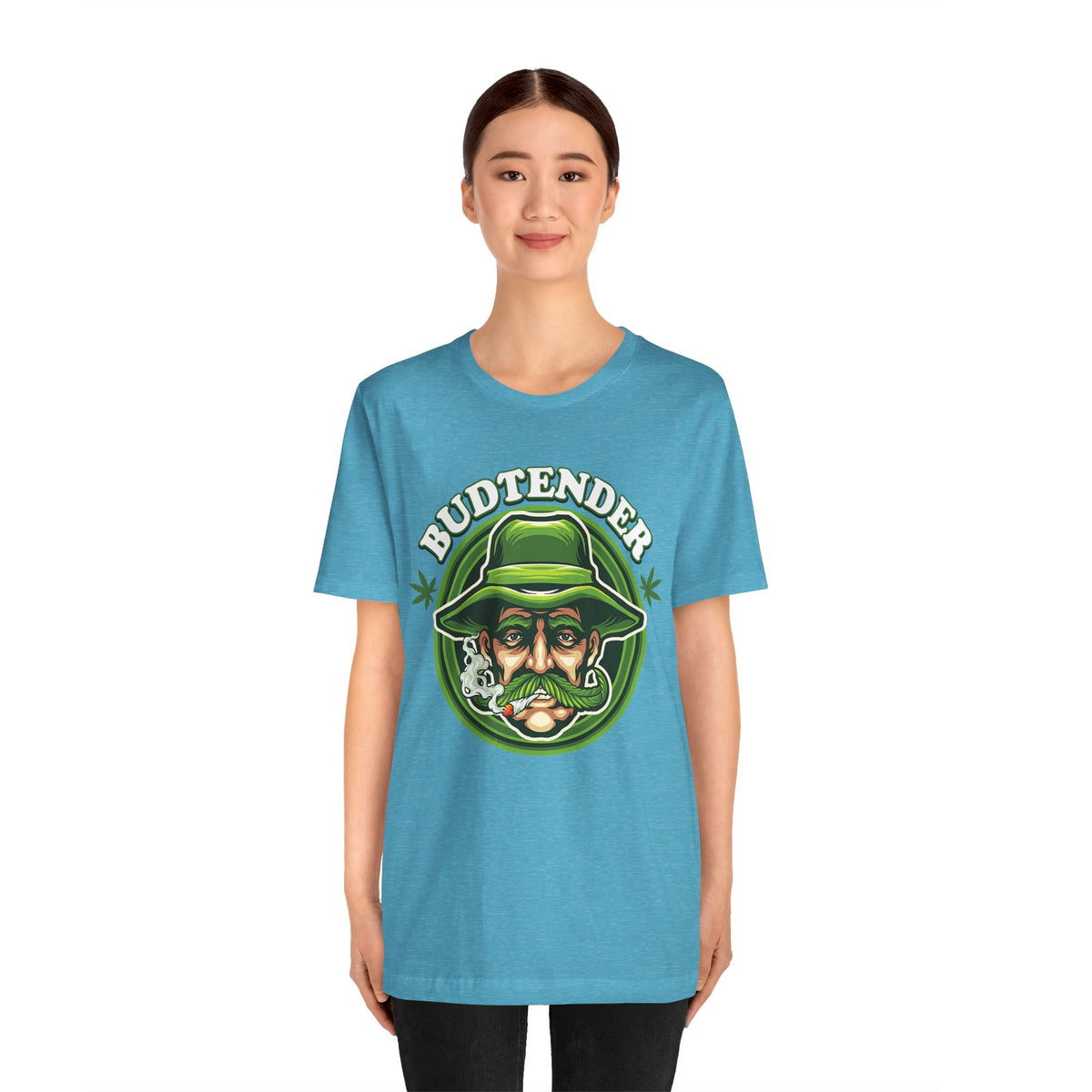 Budtender Graphic Tee – Retro Smoking Stoner Design