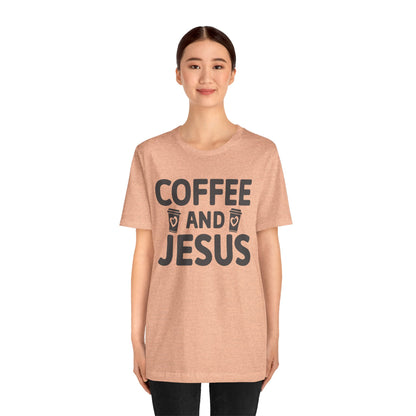 Coffee and Jesus T-Shirt — Christian Faith Graphic Tee