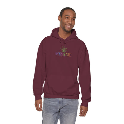 Minimalist Pastel Tarot Hoodie — "Chill" Crystal Grid Graphic