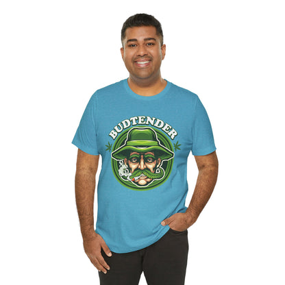 Budtender Graphic Tee – Retro Smoking Stoner Design
