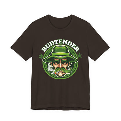 Budtender Graphic Tee – Retro Smoking Stoner Design