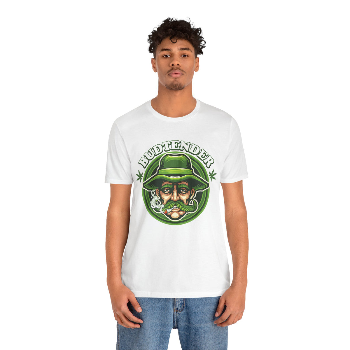 Budtender Graphic Tee – Retro Smoking Stoner Design