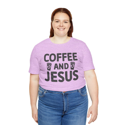 Coffee and Jesus T-Shirt — Christian Faith Graphic Tee