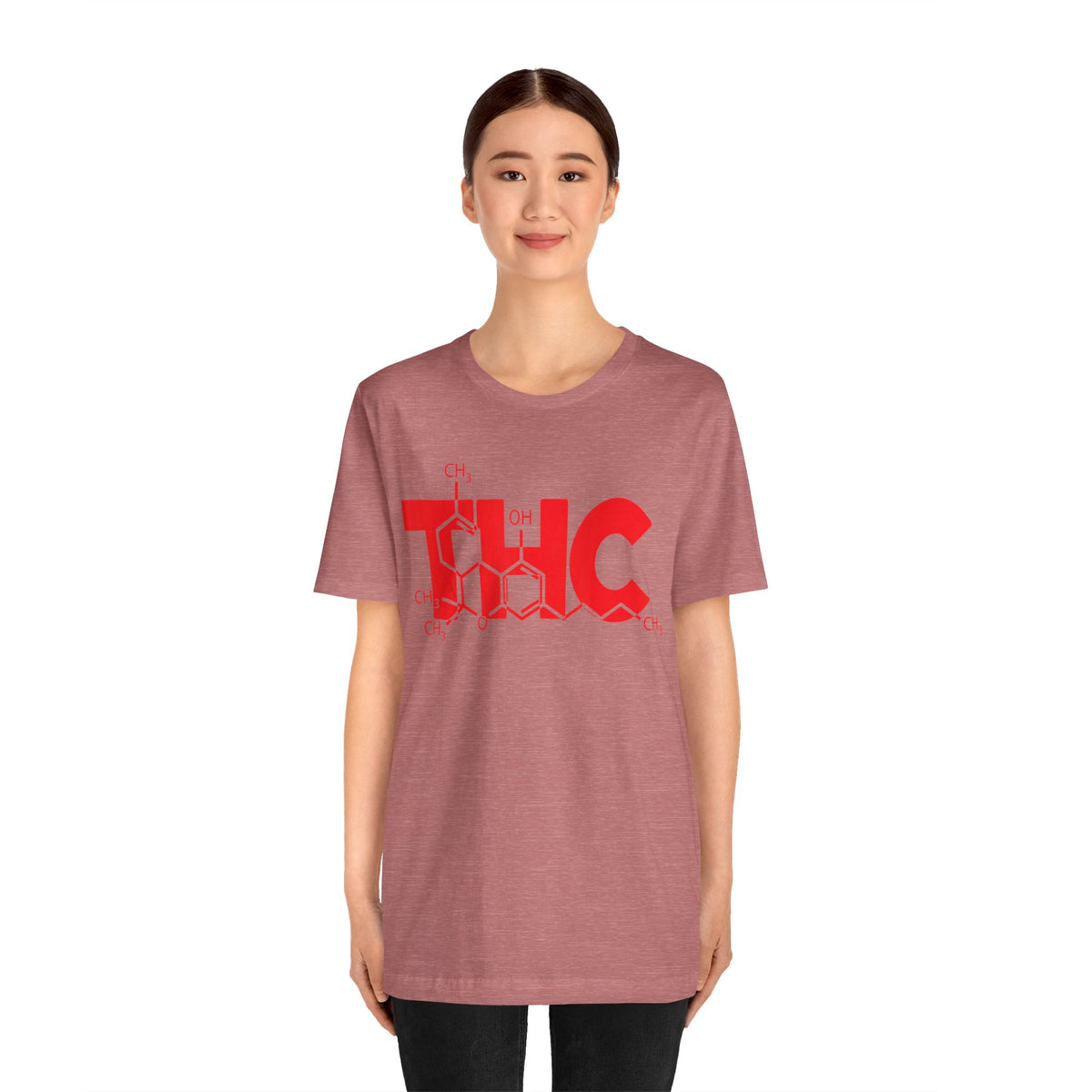 THC Molecule T-Shirt — Chemistry Graphic Cannabis Tee