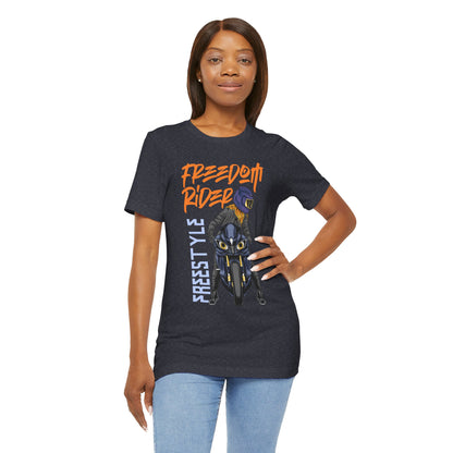 Freedom Rider Motorcycle Tee – "Freedom Rider" Streetstyle Biker T-Shirt