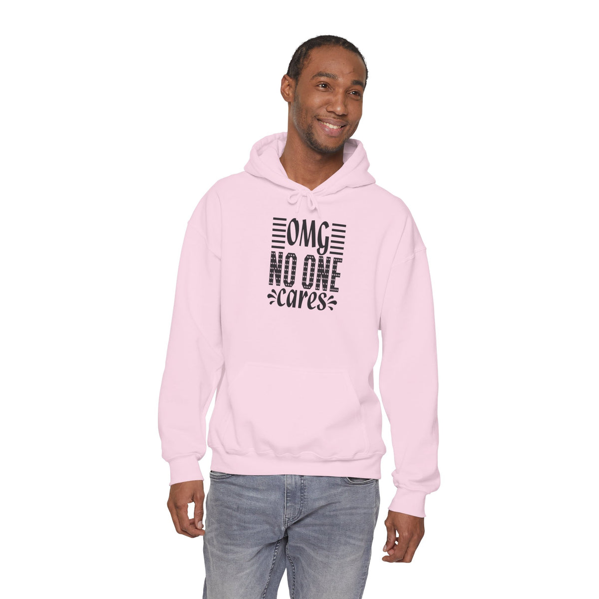 OMG No One Cares Hooded Sweatshirt