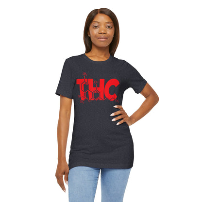 THC Molecule T-Shirt — Chemistry Graphic Cannabis Tee