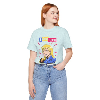 Anime Quotes T-Shirt — "I Speak Fluent Anime Quotes" Retro Manga Style Tee