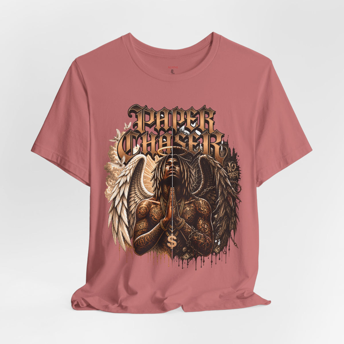 Graphic Tee — Praying Angel Warrior Design