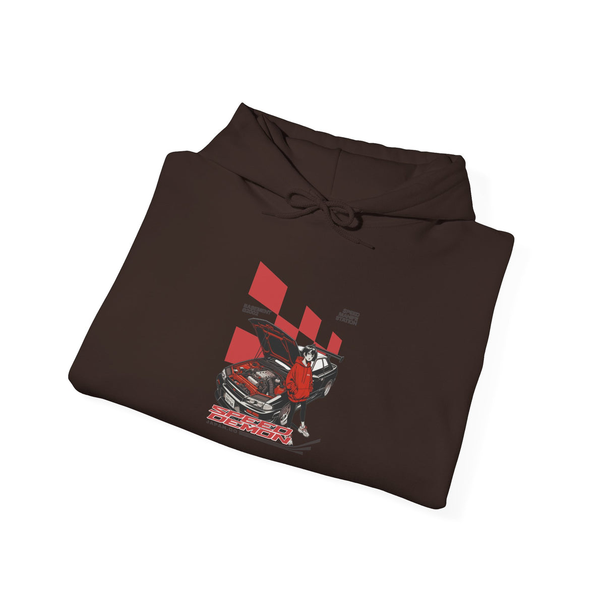 Racing Motorcycle Hoodie – Red Sport Bike Graphic Sweatshirt