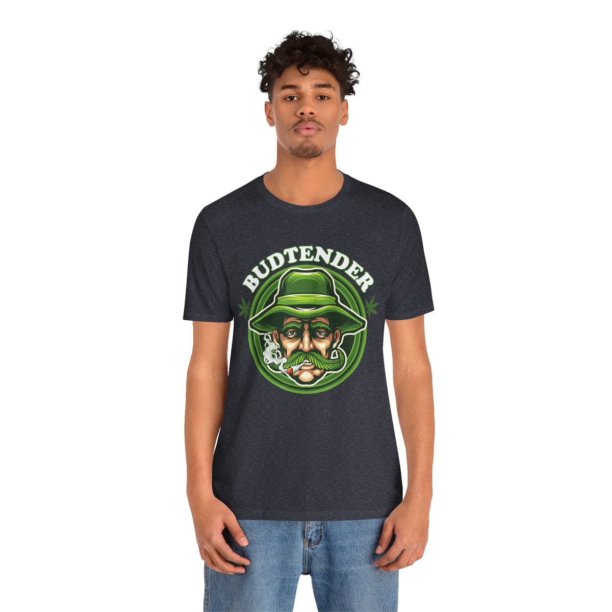 Budtender Graphic Tee – Retro Smoking Stoner Design
