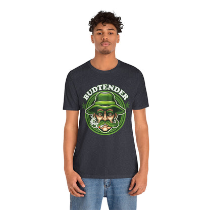 Budtender Graphic Tee – Retro Smoking Stoner Design