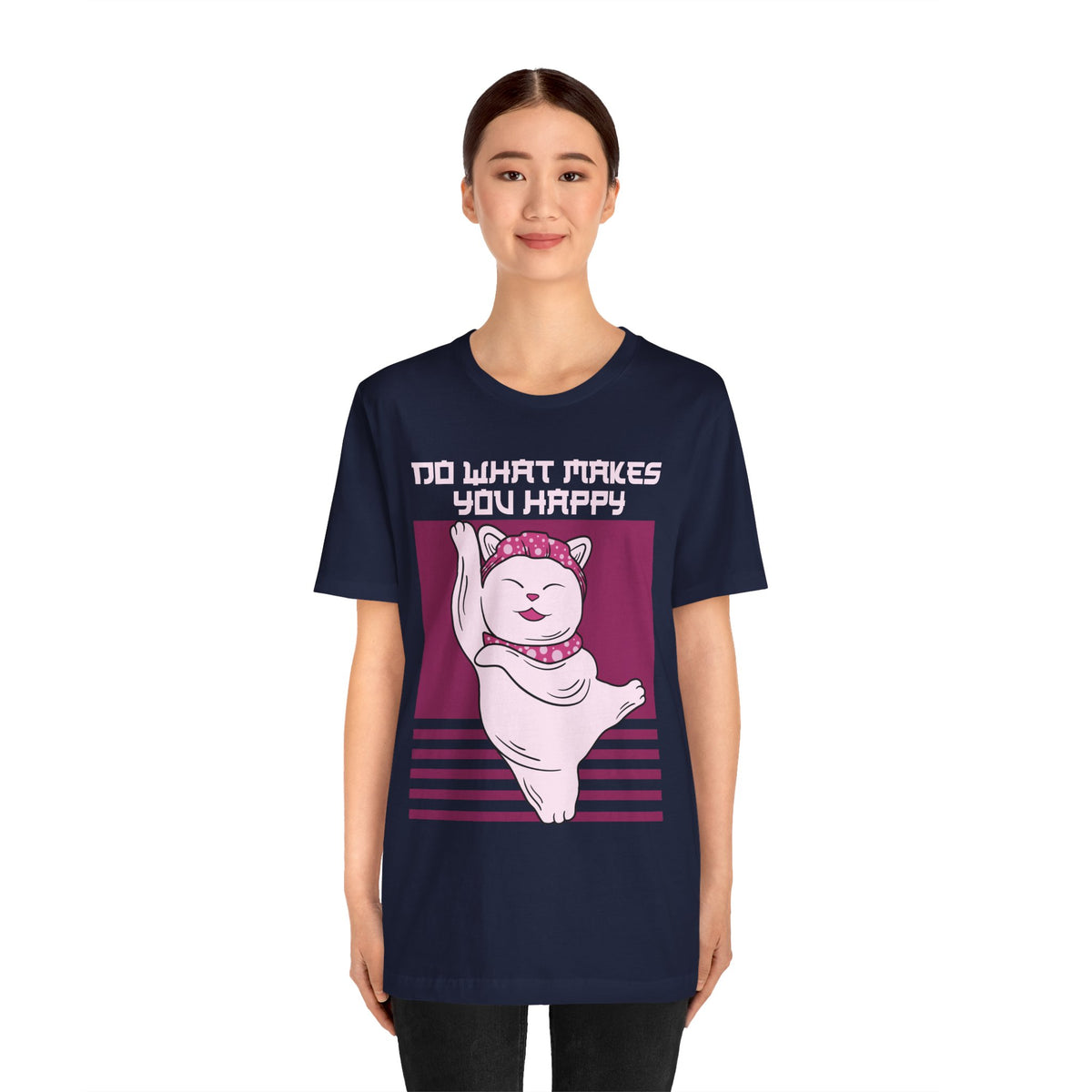 Do What Makes You Happy Cat Tee