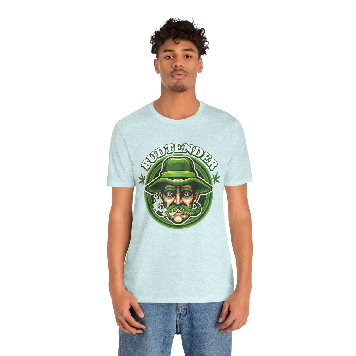 Budtender Graphic Tee – Retro Smoking Stoner Design
