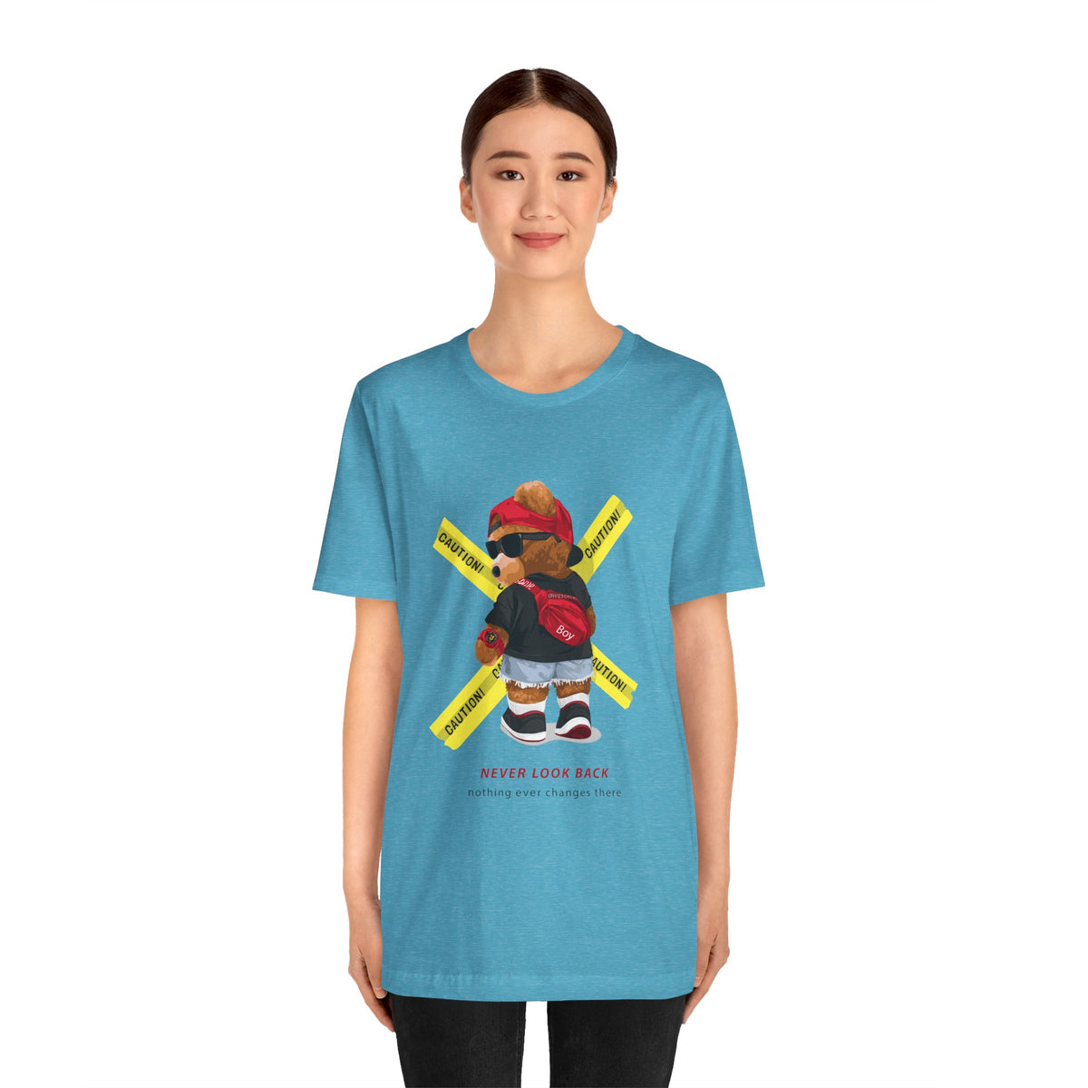 Teddy Bear 'Never Look Back' Graphic Tee