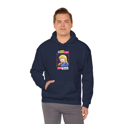 Retro Pop Art Blonde Girl Hoodie – I Got Bored Now I'm A Queer Graphic Sweatshirt