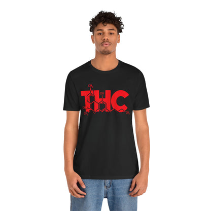 THC Molecule T-Shirt — Chemistry Graphic Cannabis Tee