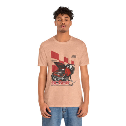 JDM Demon Street Racing T‑Shirt — Retro Car Anime Graphic Tee