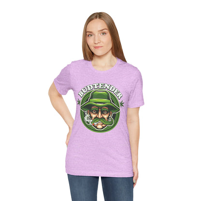 Budtender Graphic Tee – Retro Smoking Stoner Design