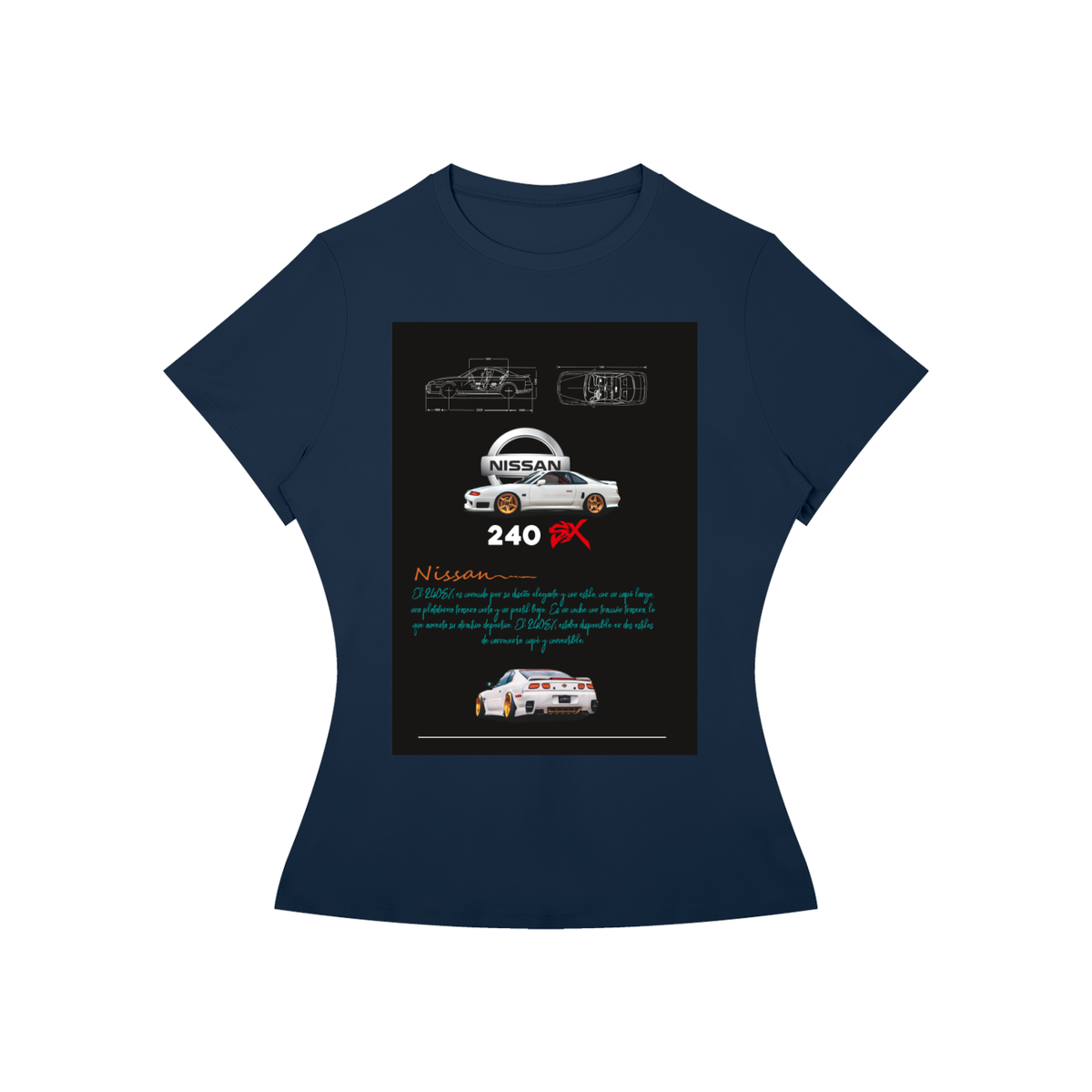 Nissan 240SX Women’s Slim-Fit Graphic Tee