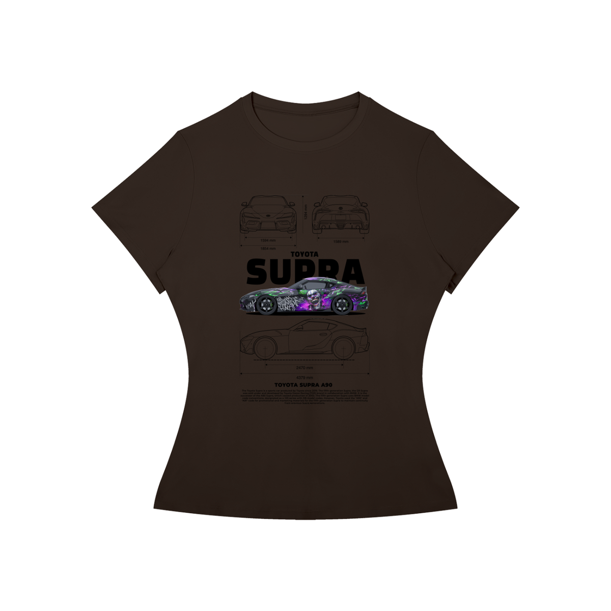 Toyota Supra A90 Women’s Slim-Fit Graphic Tee