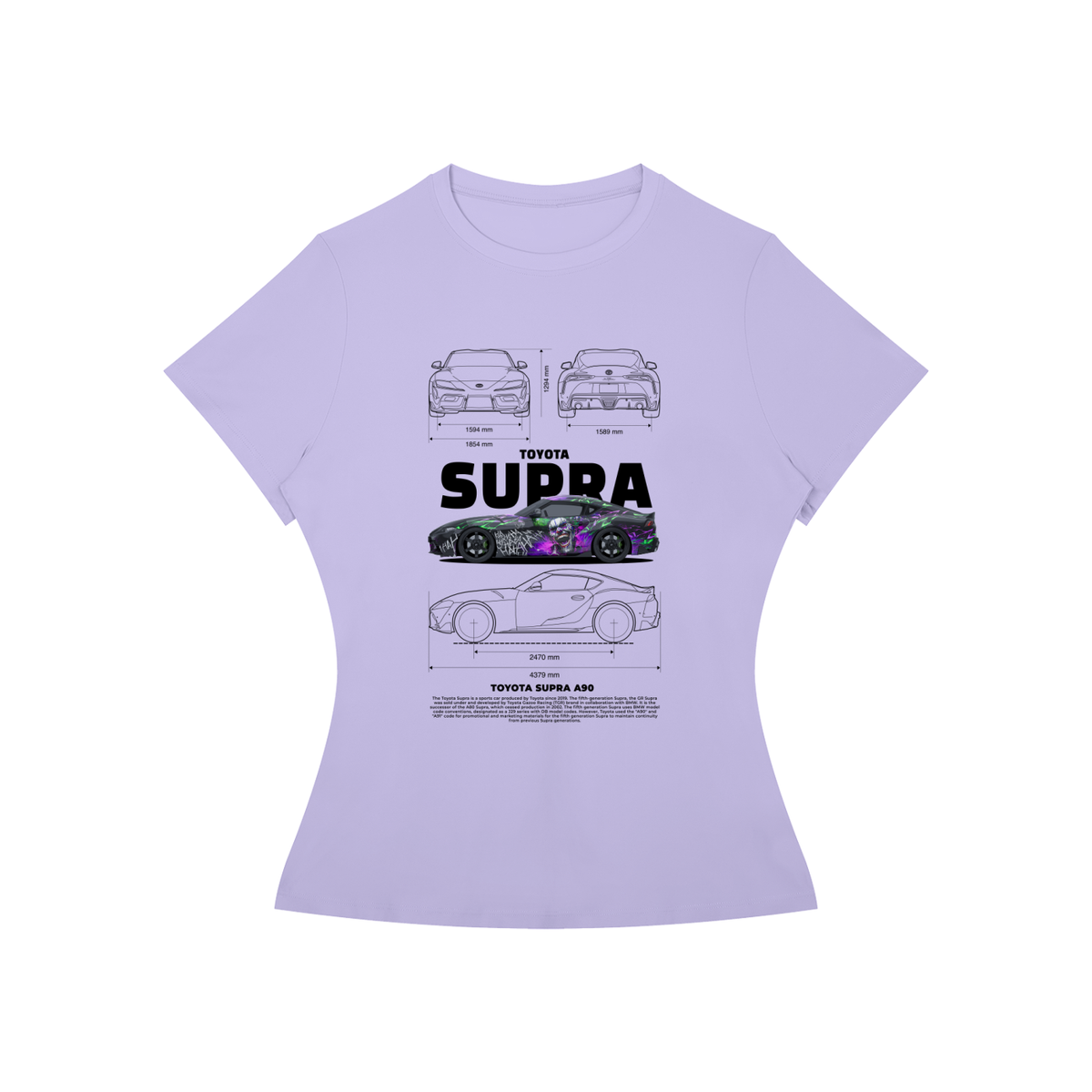 Toyota Supra A90 Women’s Slim-Fit Graphic Tee