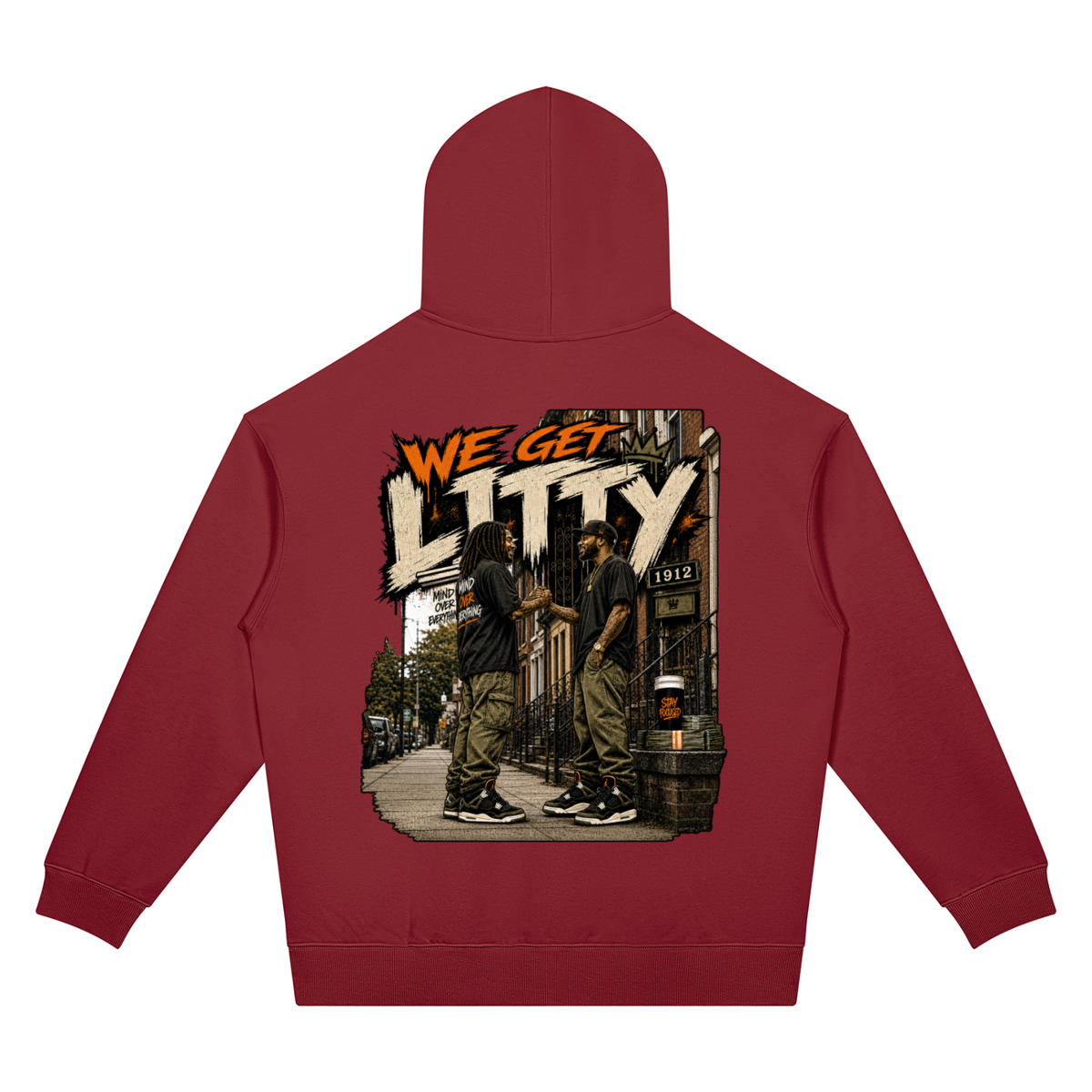 We Get Litty Two-Sided Graphic Hoodie