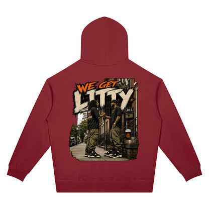 We Get Litty Two-Sided Graphic Hoodie