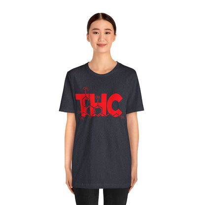 THC Molecule T-Shirt — Chemistry Graphic Cannabis Tee