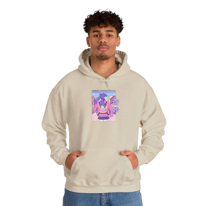 Anime Bunny Hoodie — Pastel Vaporwave Eeyore-Inspired Graphic