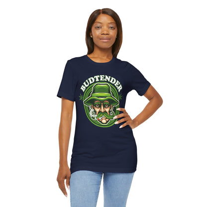 Budtender Graphic Tee – Retro Smoking Stoner Design