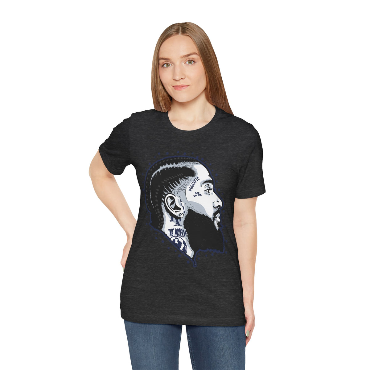 NIP HUSSLE PROLIFIC HIP HOP ARTIST GRAPHIC T SHIRT