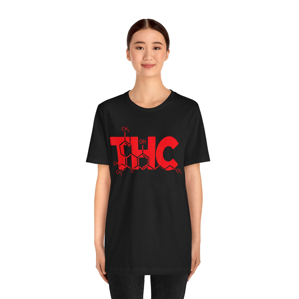 THC Molecule T-Shirt — Chemistry Graphic Cannabis Tee