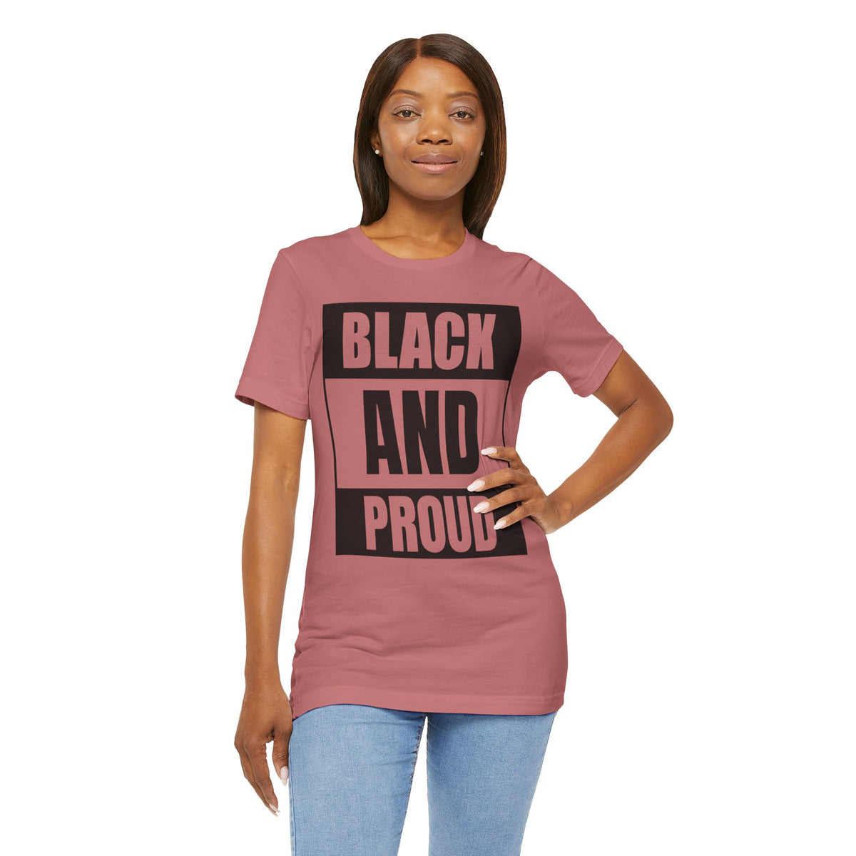 Black and Proud T-Shirt — Bold Black Empowerment Tee