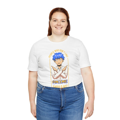 Anime Skeptic T‑Shirt — "People Who Don’t Like Anime Should Not Be Trusted" Graphic Tee