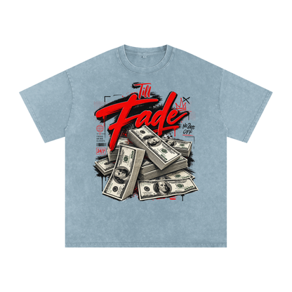 Til Fade Snow-Washed Cotton Graphic Tee